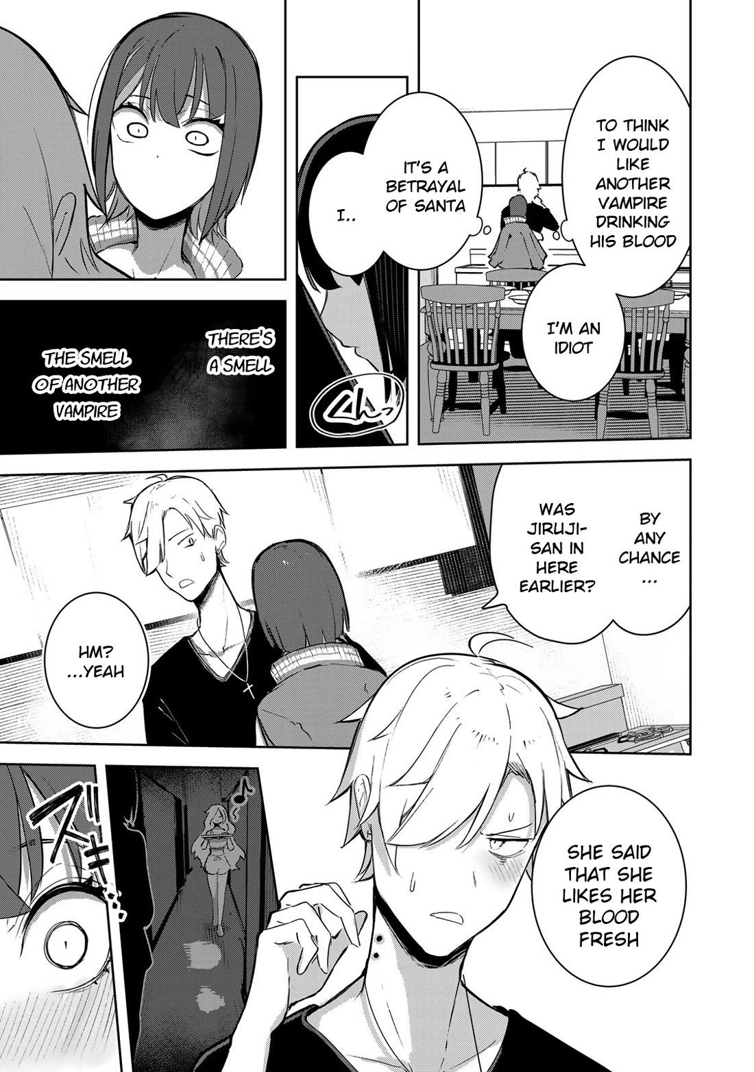 Vampire-san Wants Her (Man's) Blood Taken Chapter 3 page 13 - Chapter 3: The Unfair Vampire
