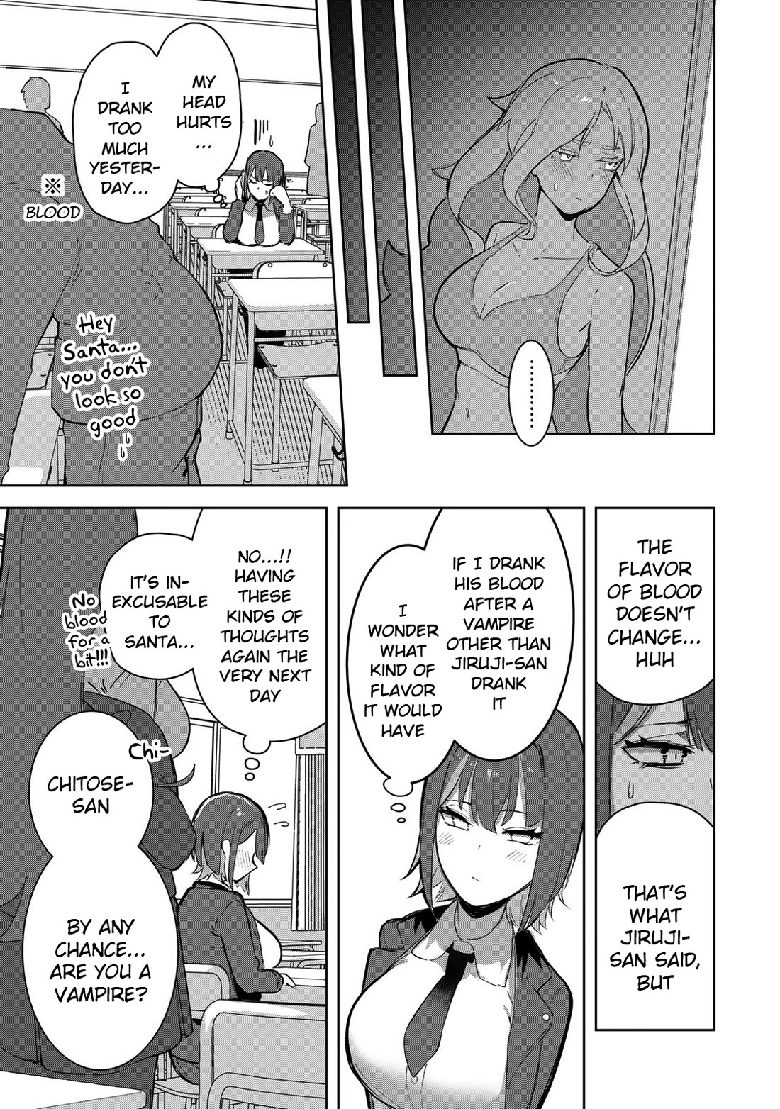 Vampire-san Wants Her (Man's) Blood Taken Chapter 3 page 17 - Chapter 3: The Unfair Vampire