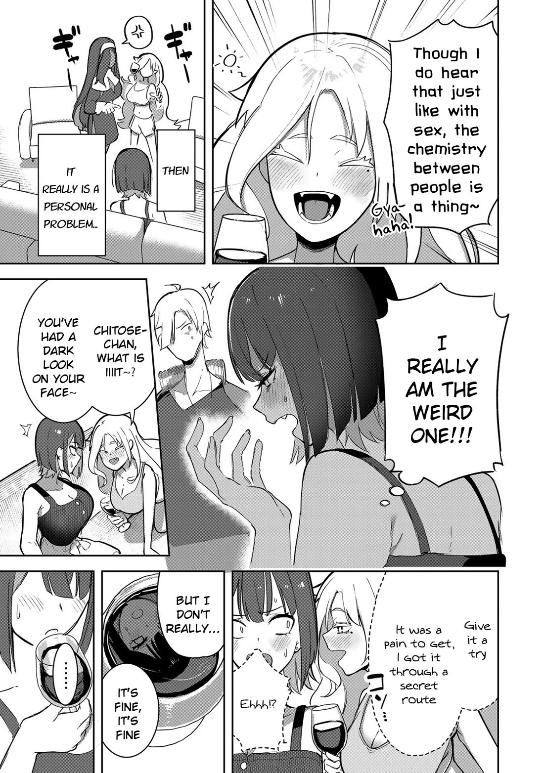 Vampire-san Wants Her (Man's) Blood Taken Chapter 3 page 5 - Chapter 3: The Unfair Vampire