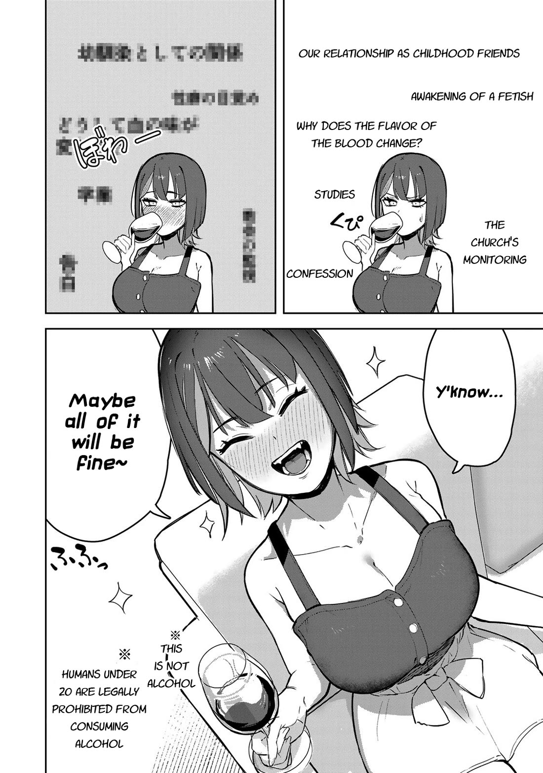 Vampire-san Wants Her (Man's) Blood Taken Chapter 3 page 6 - Chapter 3: The Unfair Vampire