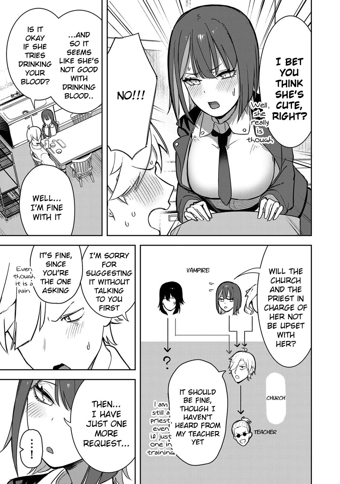 Vampire-san Wants Her (Man's) Blood Taken Chapter 5 page 3 - Chapter 5: To fool