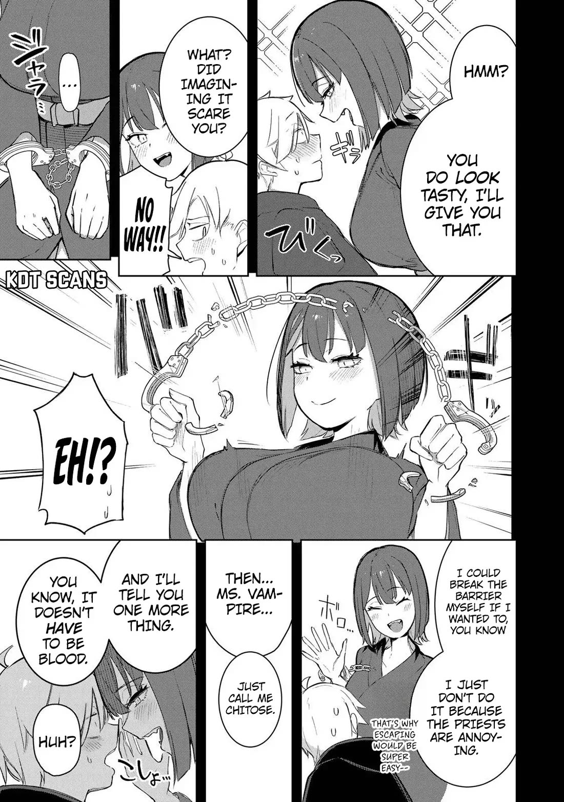 Vampire-san Wants Her (Man's) Blood Taken Chapter 6 page 14 - Chapter 6