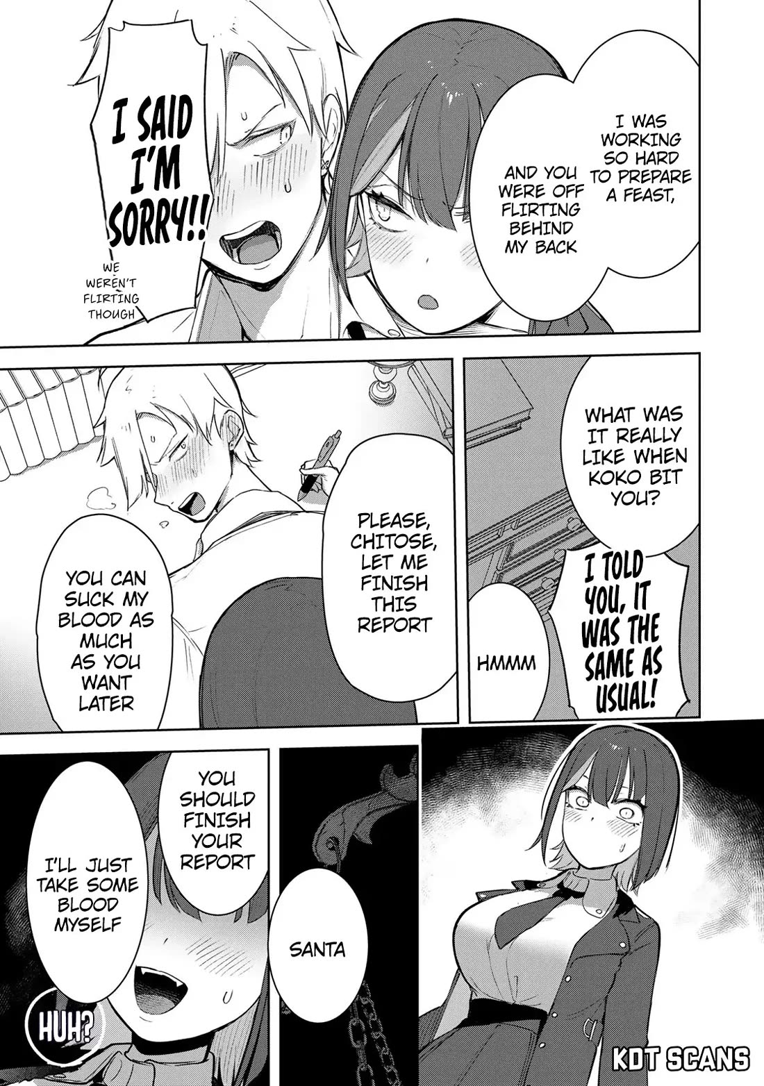 Vampire-san Wants Her (Man's) Blood Taken Chapter 7 page 14 - Chapter 7