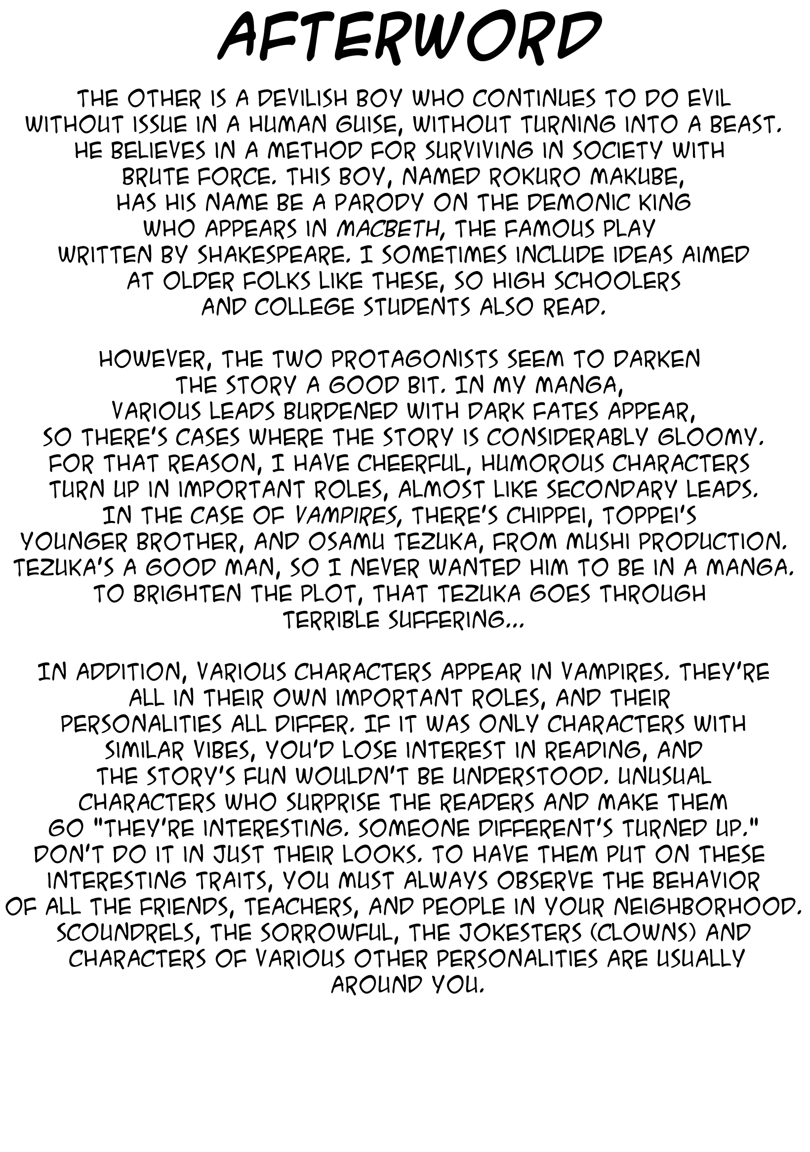 Vampires Chapter 29.1 page 4 - Chapter 29.1: In Lieu of an Afterword