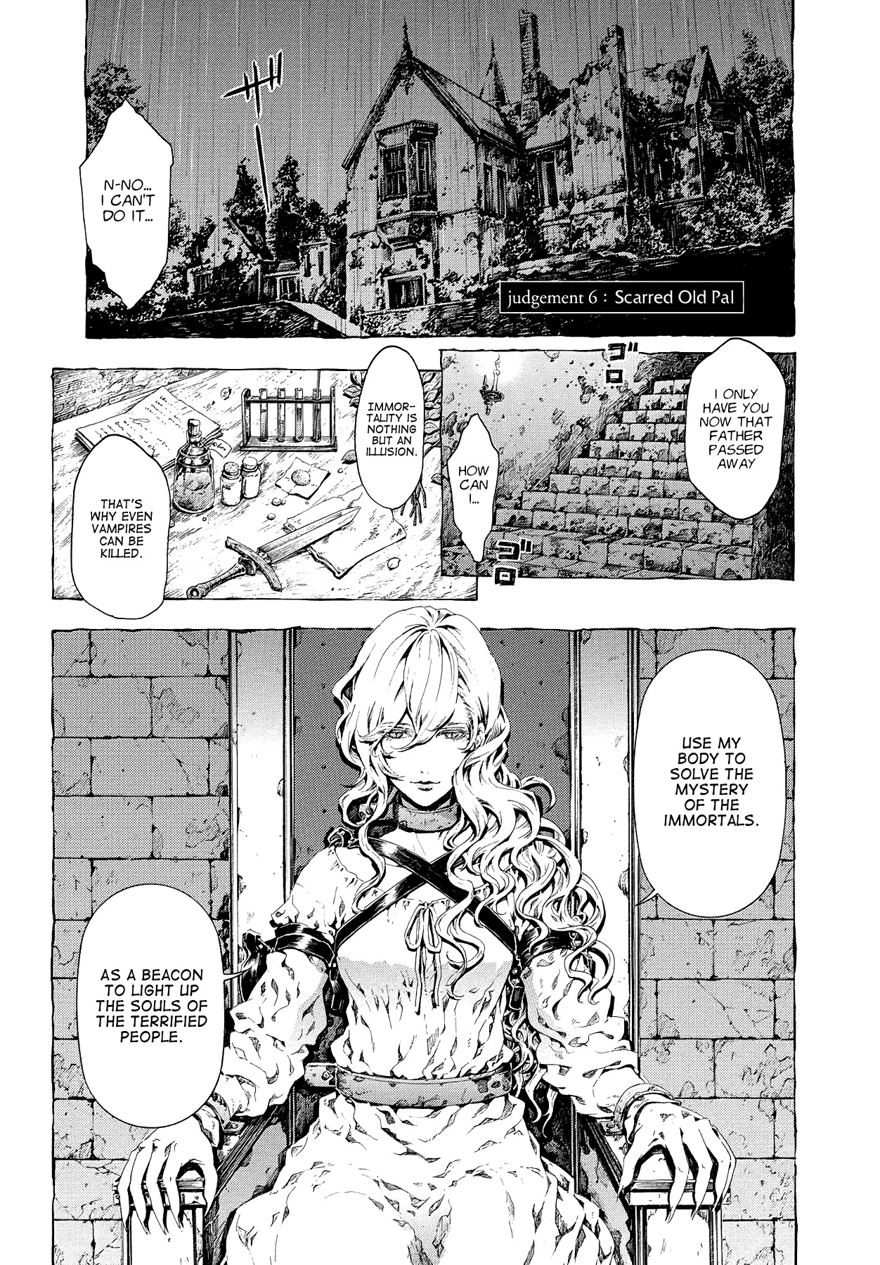 Van Helsing: Darkness Blood Chapter 6 page 1 - Chapter 6: Scarred Old Pal