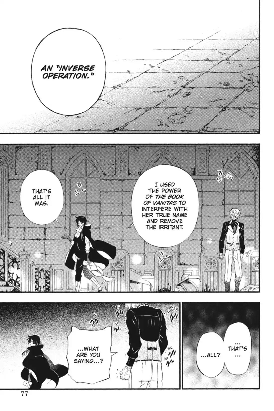 Vanitas no Shuki Chapter 1 page 74 - Chapter 1: Vol.1 Mémoire 1: Vanitas: In the Event of Rusty Hopes