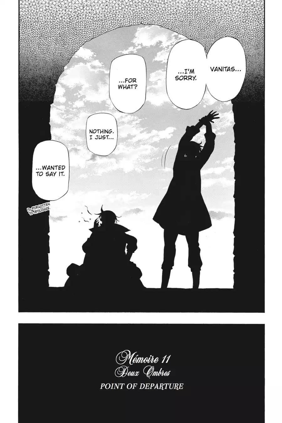 Vanitas no Shuki Chapter 11 page 48 - Chapter 11: Vol.3 Mémoire 11: Deux Ombres: Point of Departure