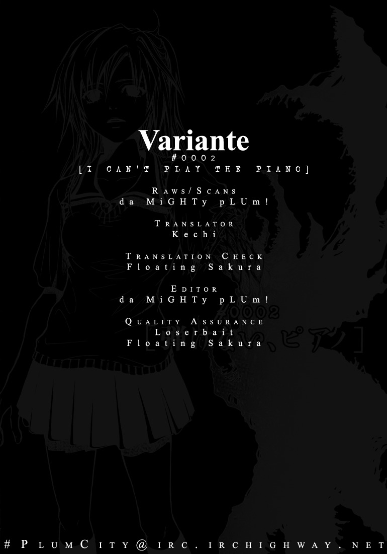 Variante Chapter 2 page 1 - Chapter 2: I Can't Play The Piano