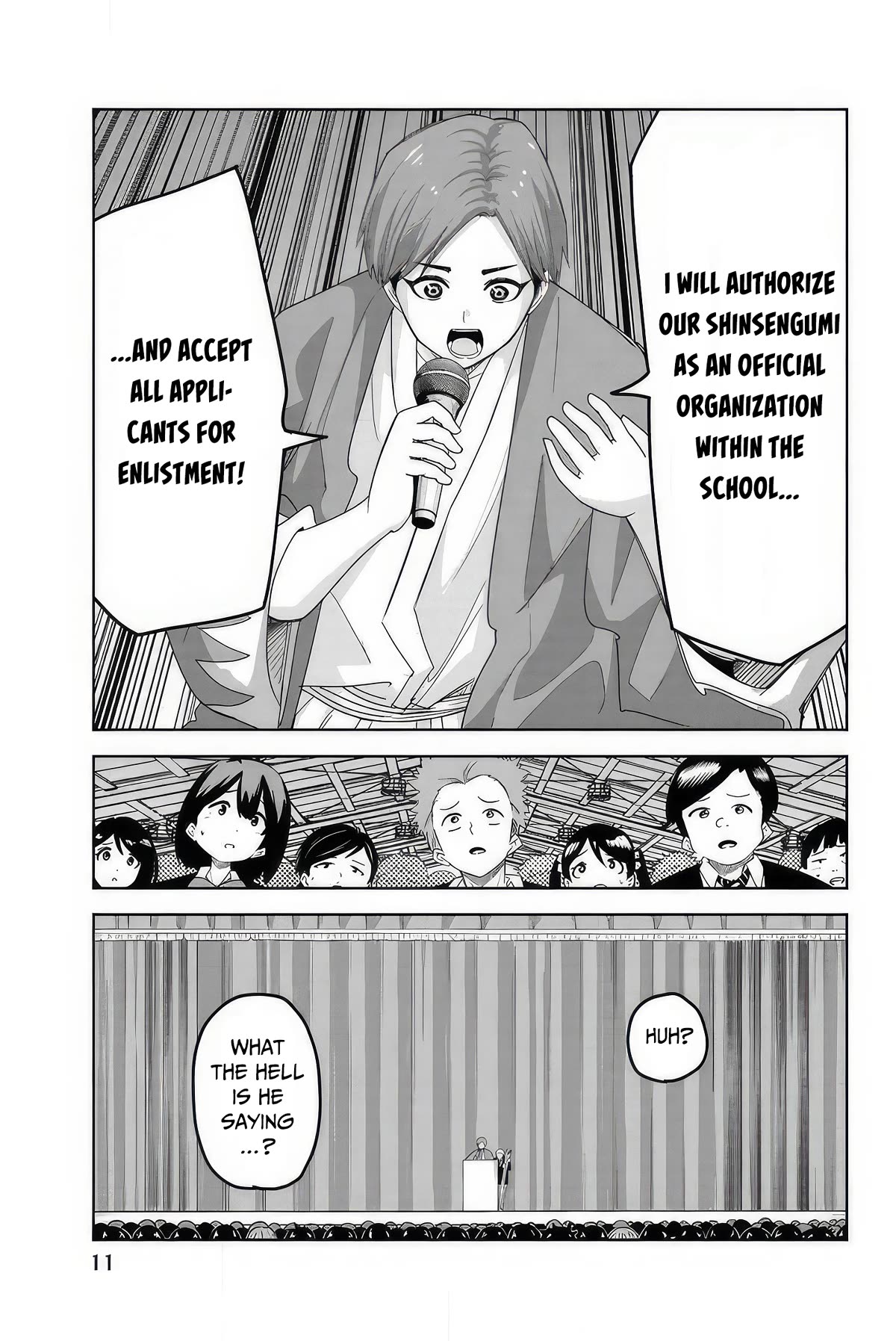 Venus Puts Fur on Me. Chapter 103 page 12 - Chapter 103: Tanaka's Final Speech
