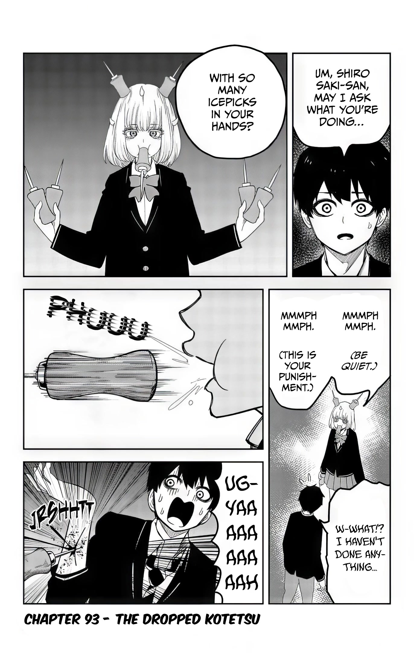 Venus Puts Fur on Me. Chapter 93 page 1 - Chapter 93: The Dropped Kotetsu
