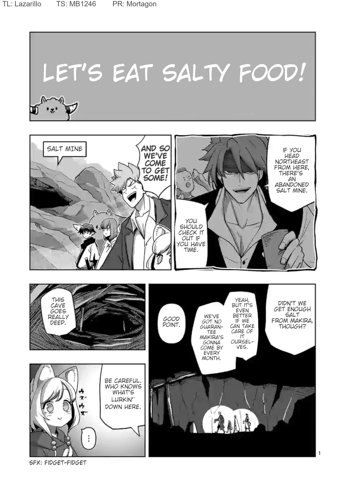 Verndio - Surreal Sword Saga Chapter 17.6 page 1 - Chapter 17.6: Bonus: Let's Eat Salty Food!
