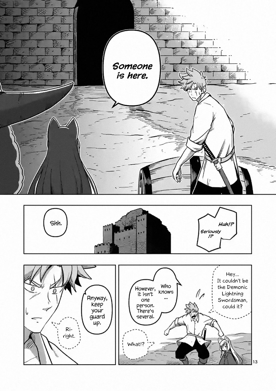 Verndio - Surreal Sword Saga Chapter 4 page 13 - Chapter 4: The Demonic Lightning Swordsman