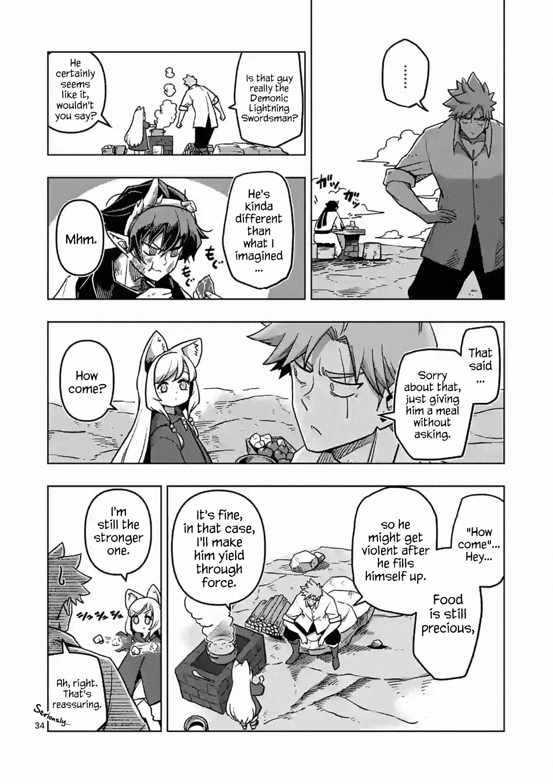 Verndio - Surreal Sword Saga Chapter 4 page 34 - Chapter 4: The Demonic Lightning Swordsman