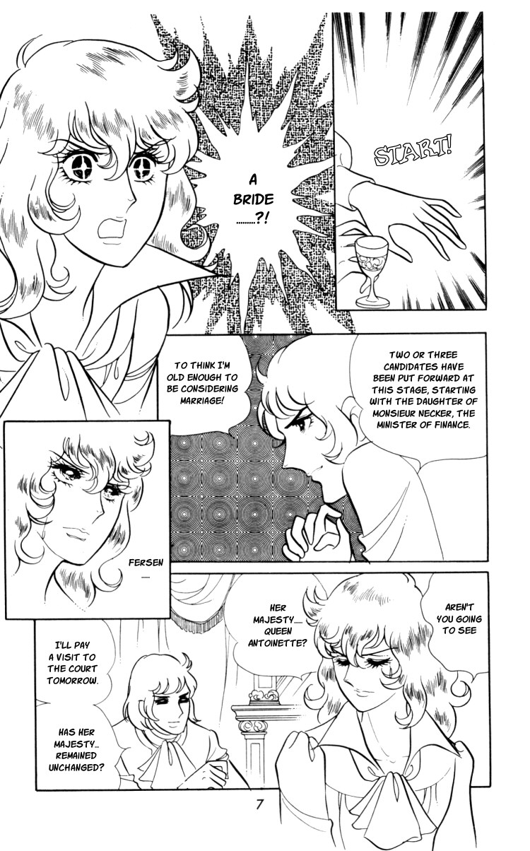 Versailles no Bara Chapter 15.2 page 8 - Chapter 15 v2 : Forbidden Love (1)
