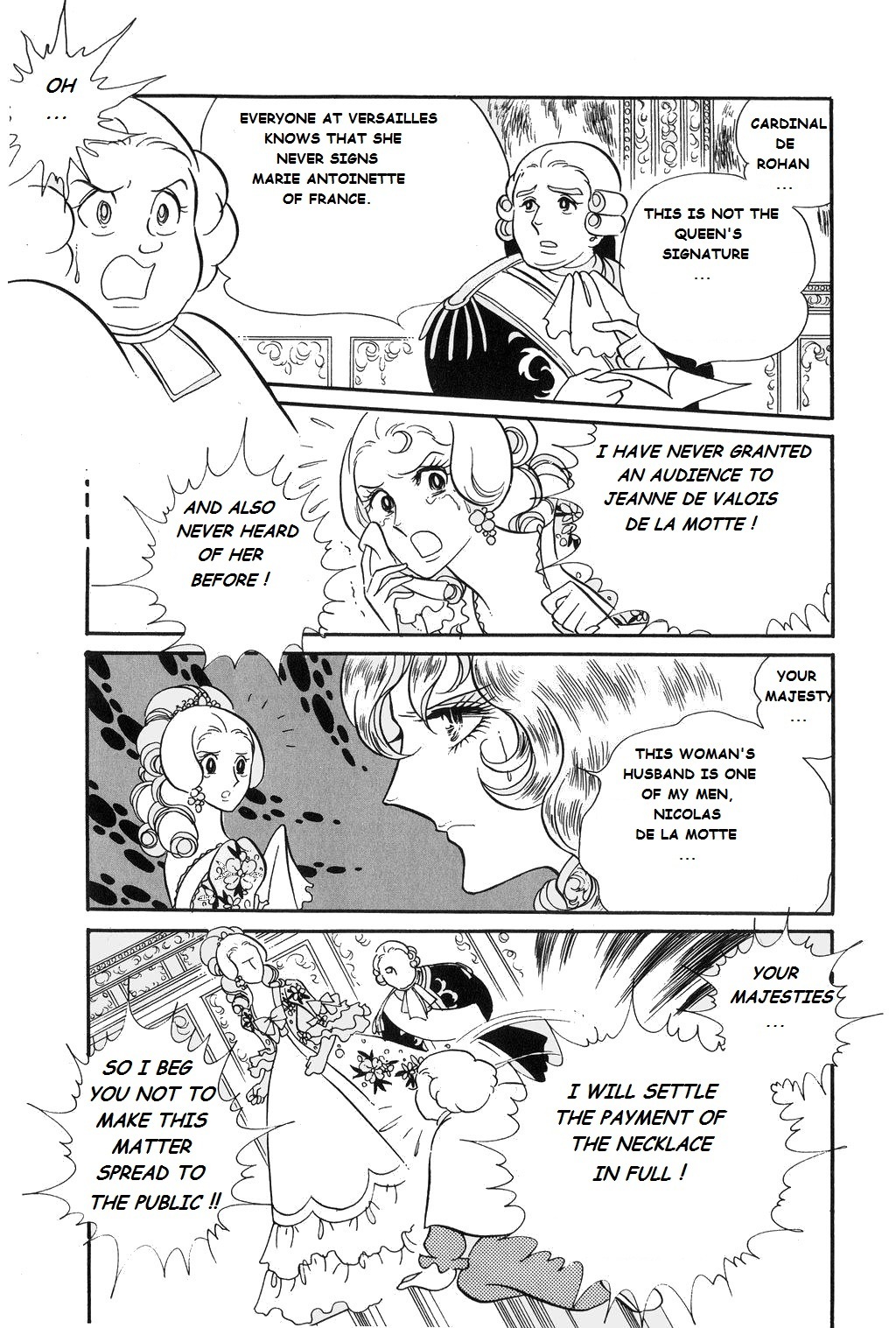 Versailles no Bara Chapter 22.2 page 4 - Chapter 22 v2 : Catch the Black Knight (2)