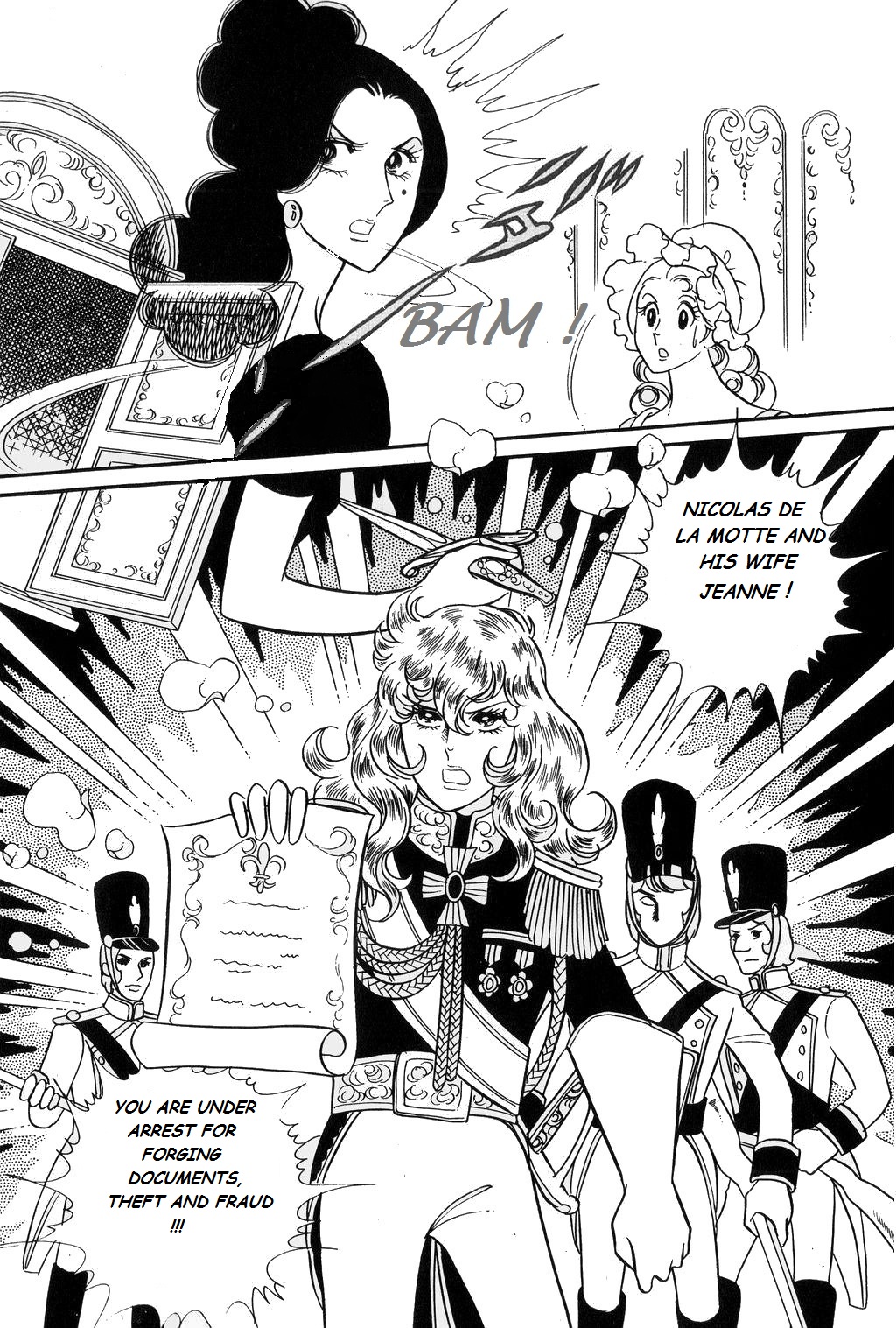 Versailles no Bara Chapter 22.2 page 8 - Chapter 22 v2 : Catch the Black Knight (2)