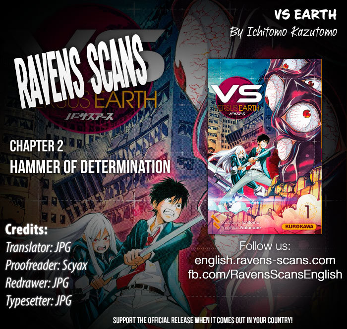 Versus Earth Chapter 2 page 1 - Chapter 2: Hammer Of Determination