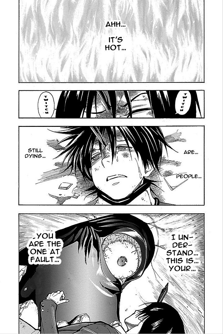 Versus Earth Chapter 4 page 6 - Chapter 4: Black Flame and Red Blade