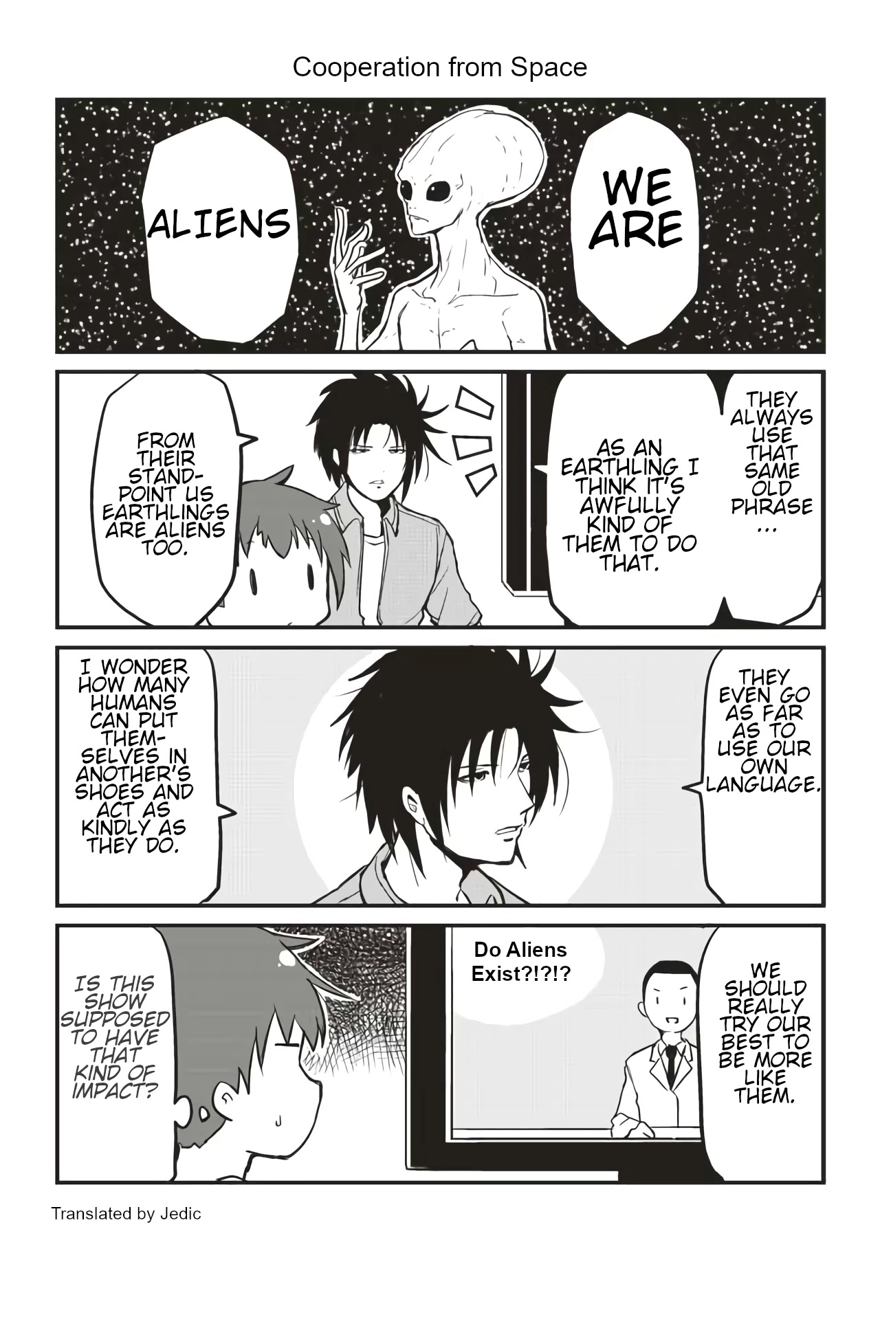 Veteran Shougakusei Takashi Chapter 112 page 1 - Chapter 112: Cooperation from Space