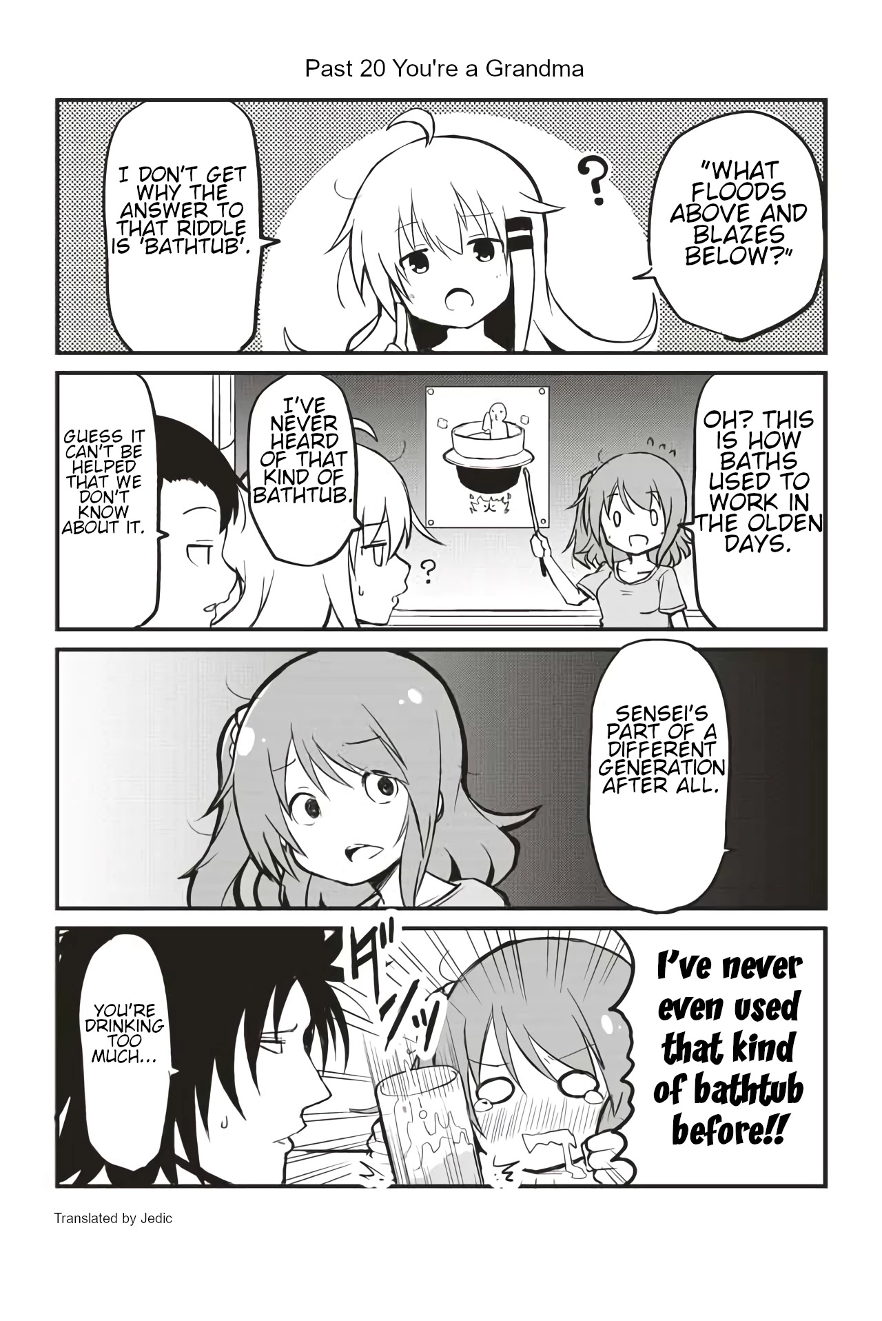 Veteran Shougakusei Takashi Chapter 114 page 1 - Chapter 114: Past 20 You're a Grandma