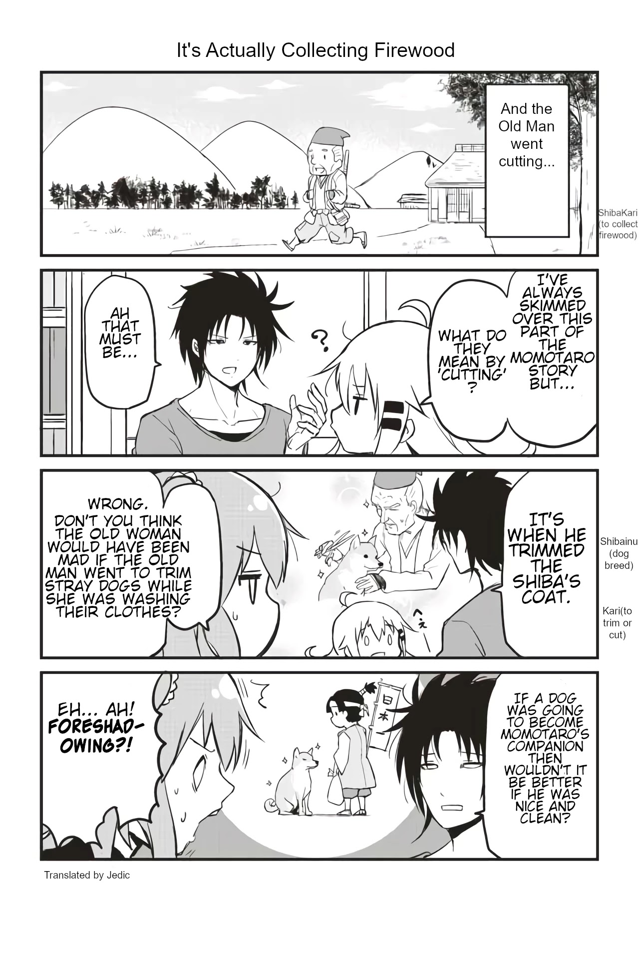 Veteran Shougakusei Takashi Chapter 116 page 1 - Chapter 116: It's actually collecting firewood