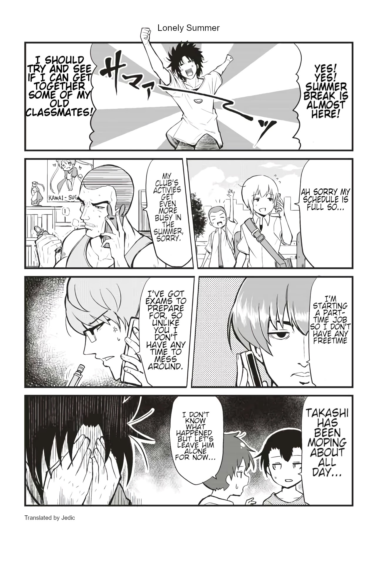 Veteran Shougakusei Takashi Chapter 117 page 1 - Chapter 117: Lonely Summer