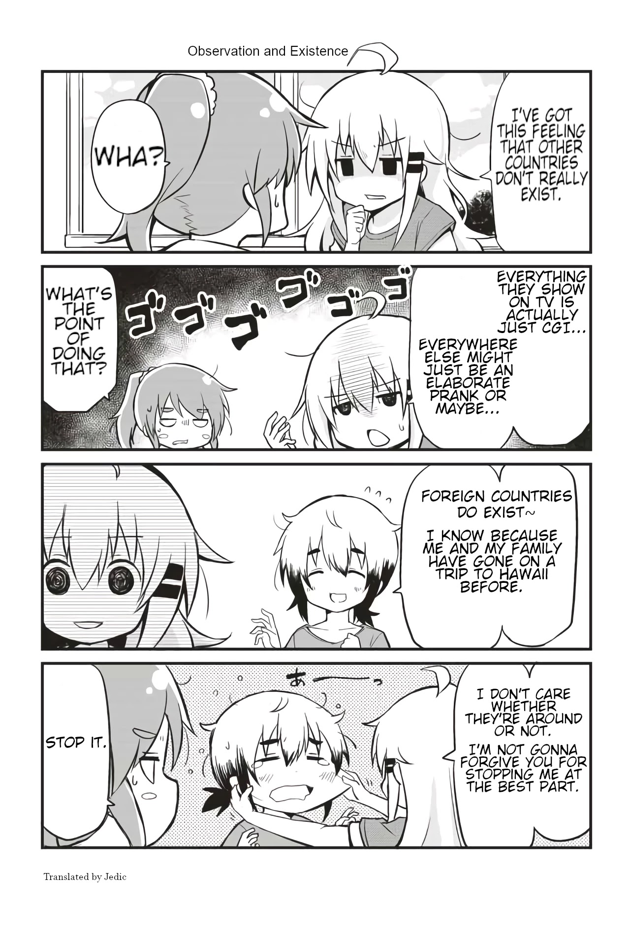 Veteran Shougakusei Takashi Chapter 121 page 1 - Chapter 121: Observation and Existence