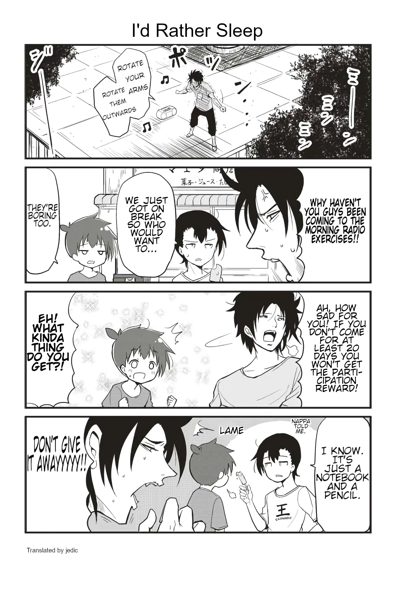 Veteran Shougakusei Takashi Chapter 128 page 1 - Chapter 128: I'd Rather Sleep