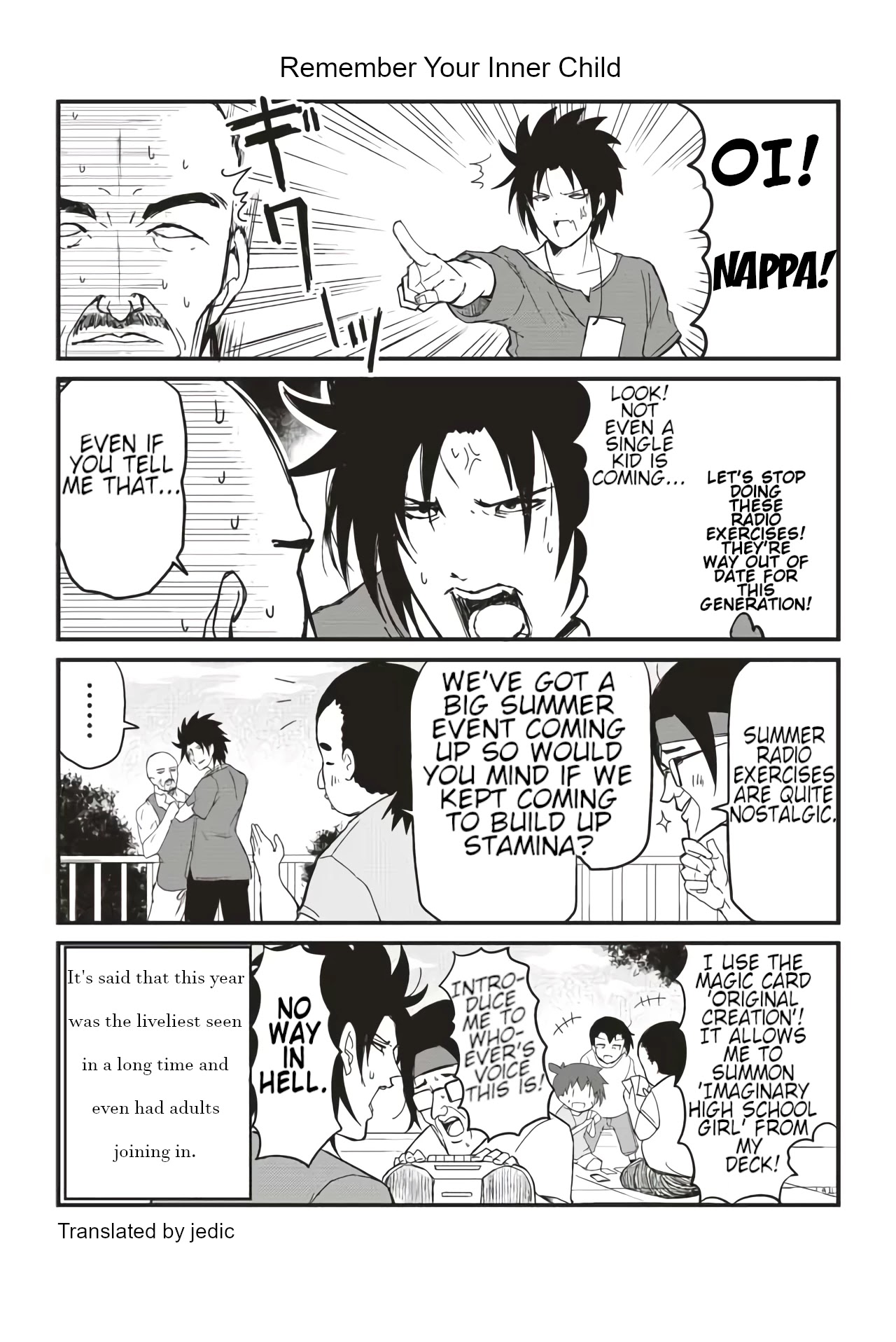 Veteran Shougakusei Takashi Chapter 130 page 1 - Chapter 130: Remember Your Inner Child