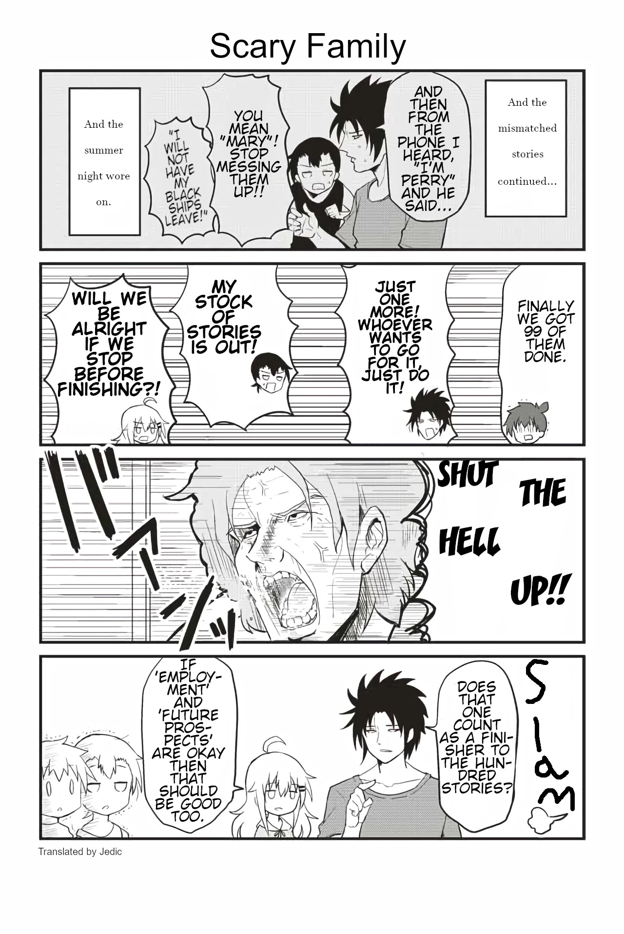 Veteran Shougakusei Takashi Chapter 132 page 1 - Chapter 132: Scary Family