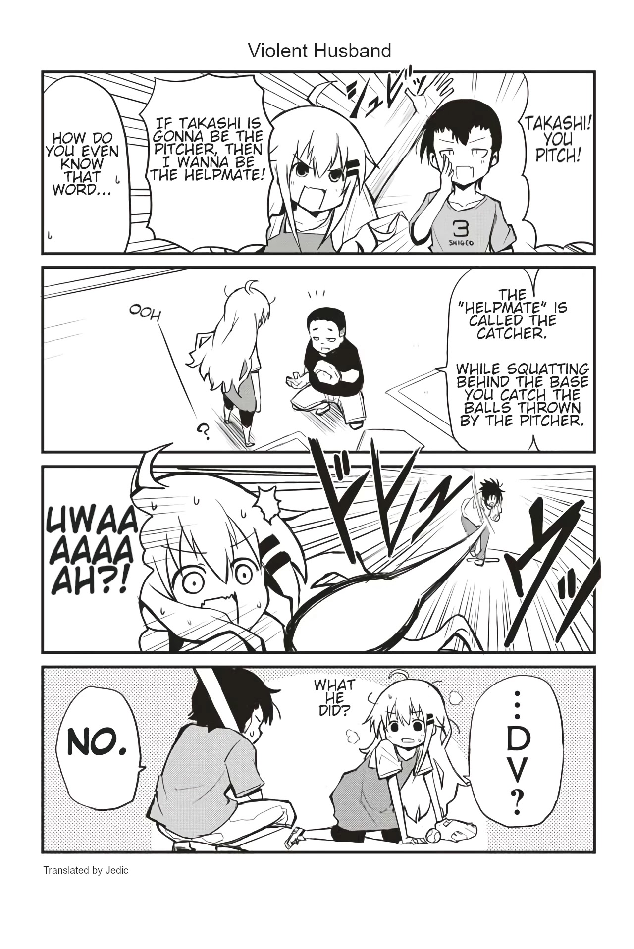 Veteran Shougakusei Takashi Chapter 137 page 1 - Chapter 137: Violent Husband