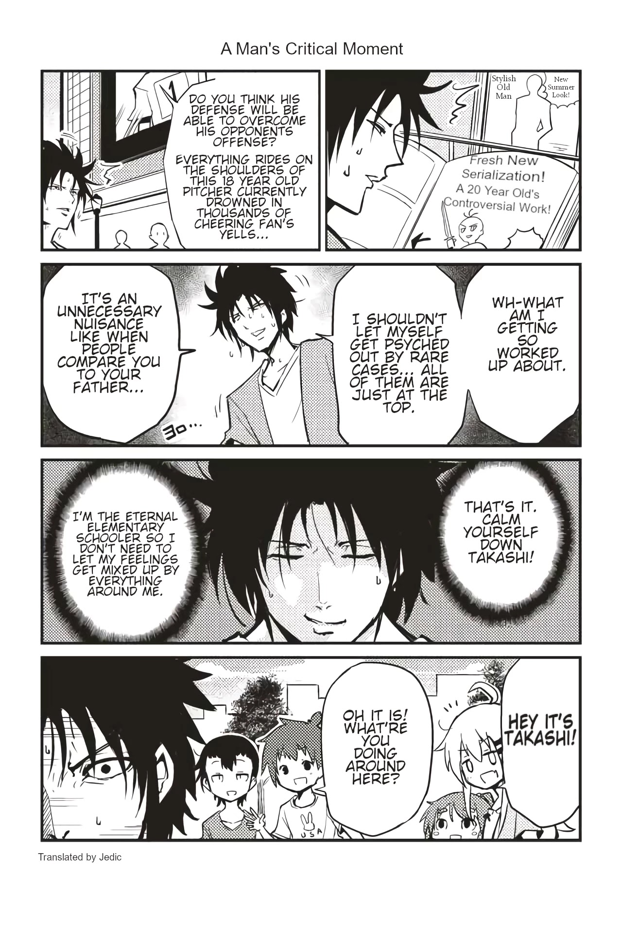 Veteran Shougakusei Takashi Chapter 144 page 1 - Chapter 144: A Man's Critical Moment
