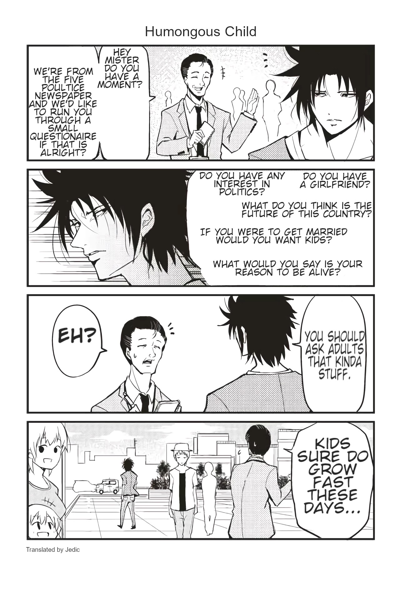 Veteran Shougakusei Takashi Chapter 149 page 1 - Chapter 149: Humongous Child