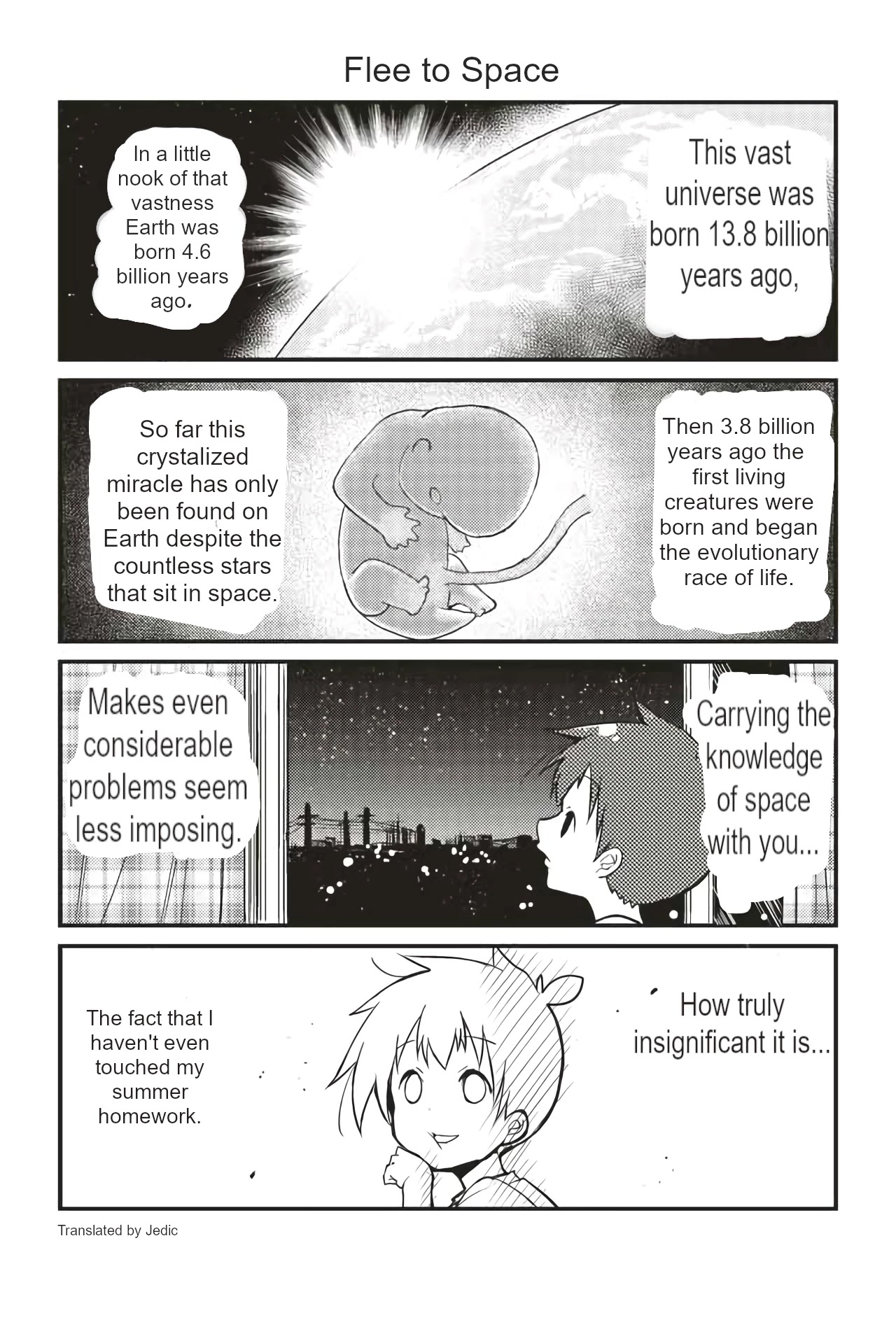 Veteran Shougakusei Takashi Chapter 150 page 1 - Chapter 150: Flee to Space