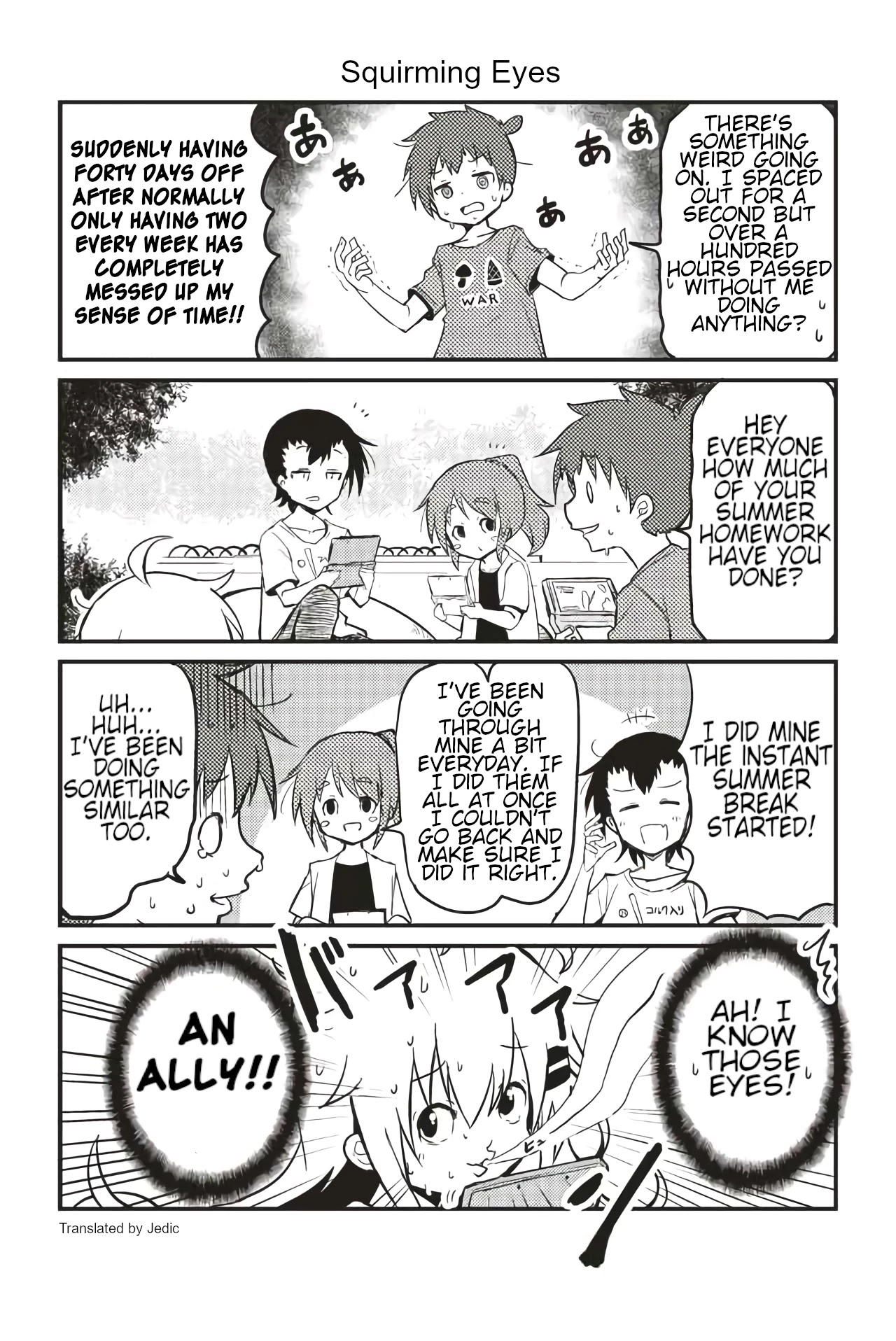 Veteran Shougakusei Takashi Chapter 152 page 1 - Chapter 152: Squirming Eyes