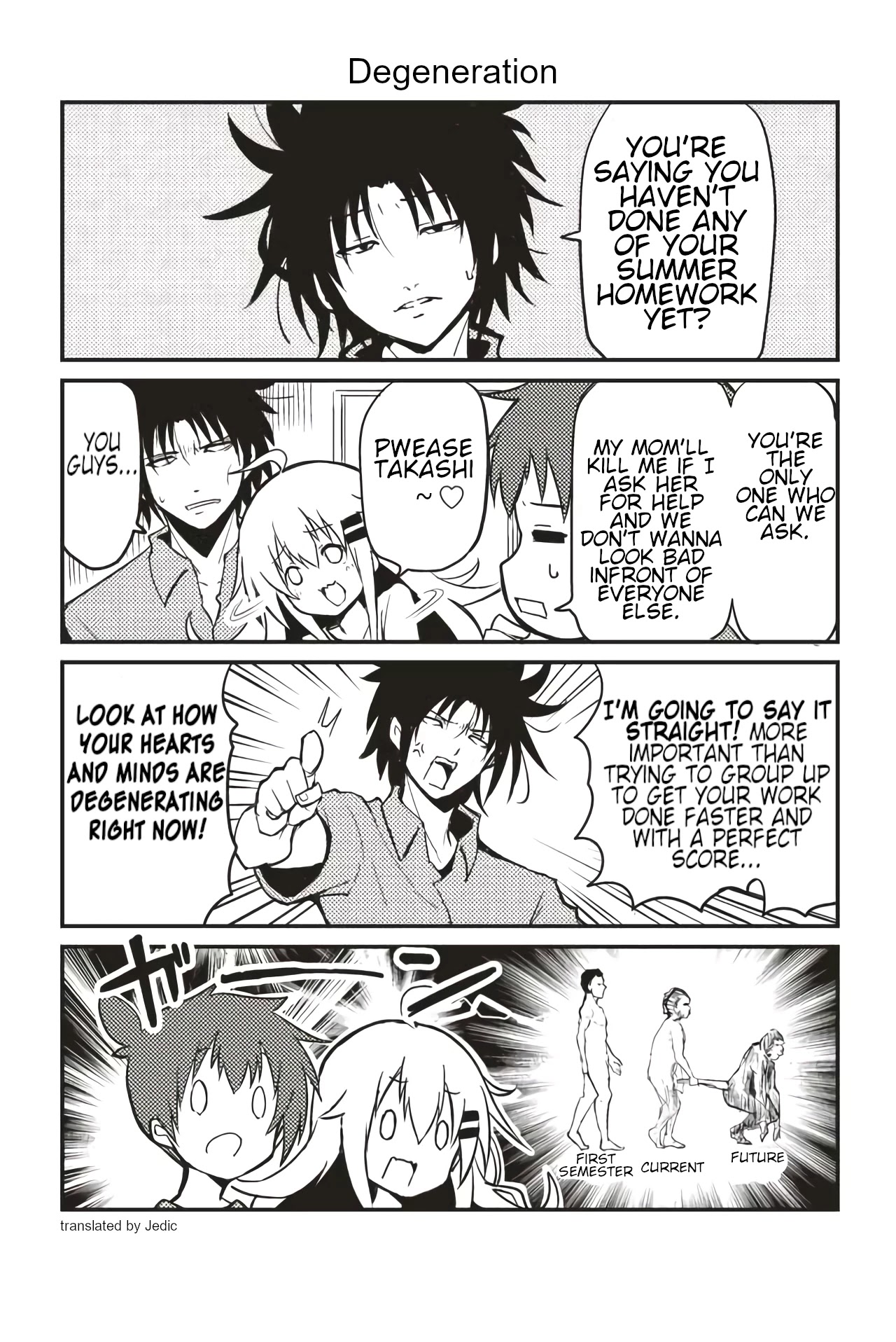 Veteran Shougakusei Takashi Chapter 153 page 1 - Chapter 153: Degeneration