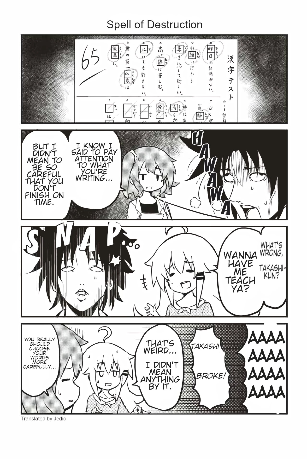 Veteran Shougakusei Takashi Chapter 196 page 1 - Chapter 196: Spell of Destruction