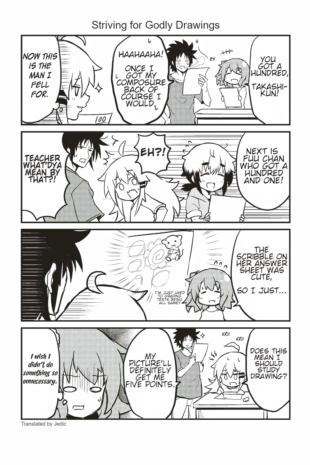Veteran Shougakusei Takashi Chapter 199 page 1 - Chapter 199: Strivng for Godly Drawings
