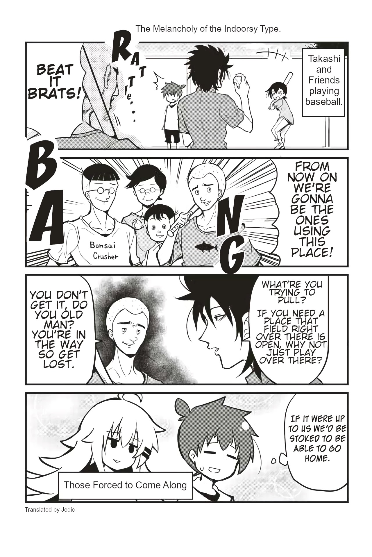 Veteran Shougakusei Takashi Chapter 209 page 1 - Chapter 209: The Melancholy of the Indoorsy Type