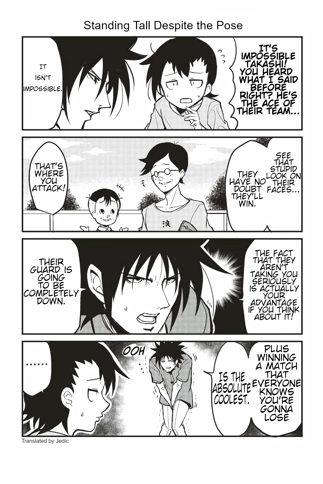 Veteran Shougakusei Takashi Chapter 214 page 1 - Chapter 214: Standing Tall Despite the Pose