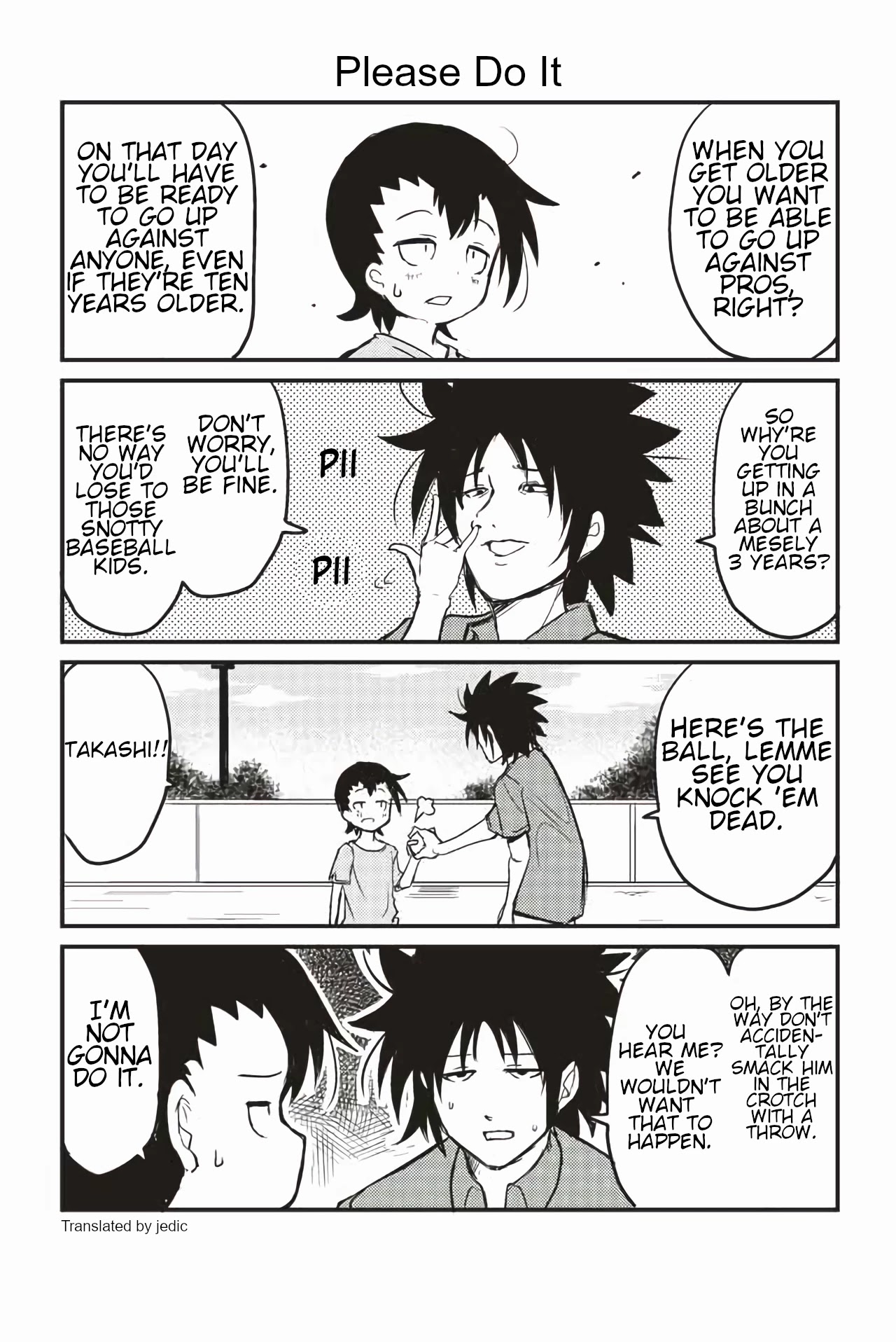 Veteran Shougakusei Takashi Chapter 215 page 1 - Chapter 215: Please do it