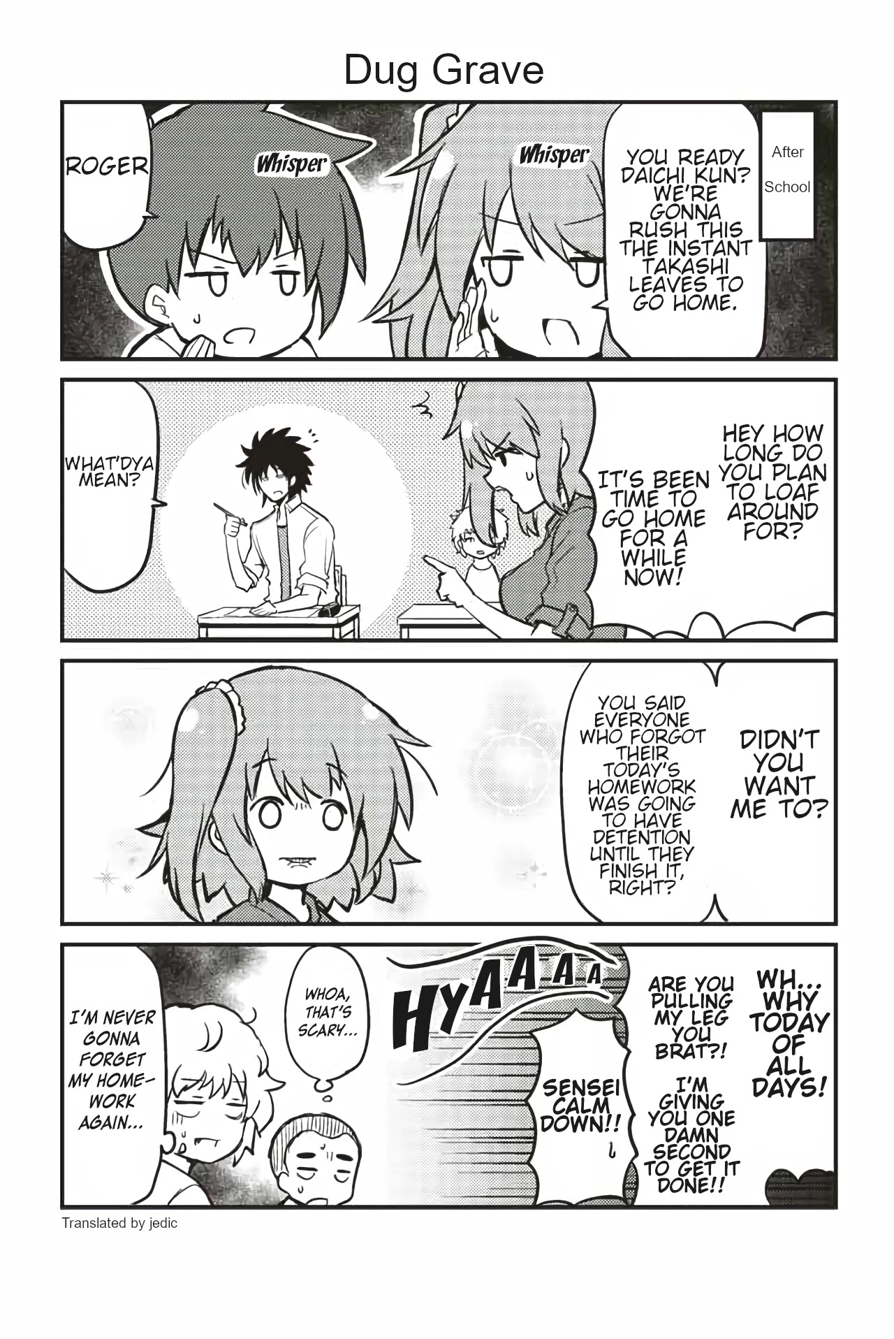 Veteran Shougakusei Takashi Chapter 228 page 1 - Chapter 228: Dug Grave