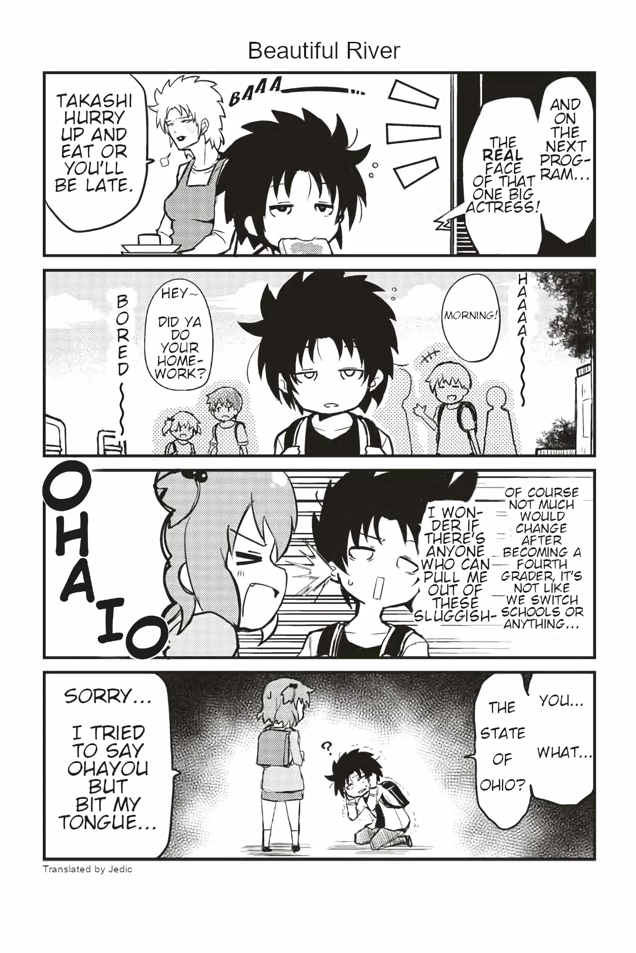 Veteran Shougakusei Takashi Chapter 243 page 1 - Chapter 243: Beautiful River