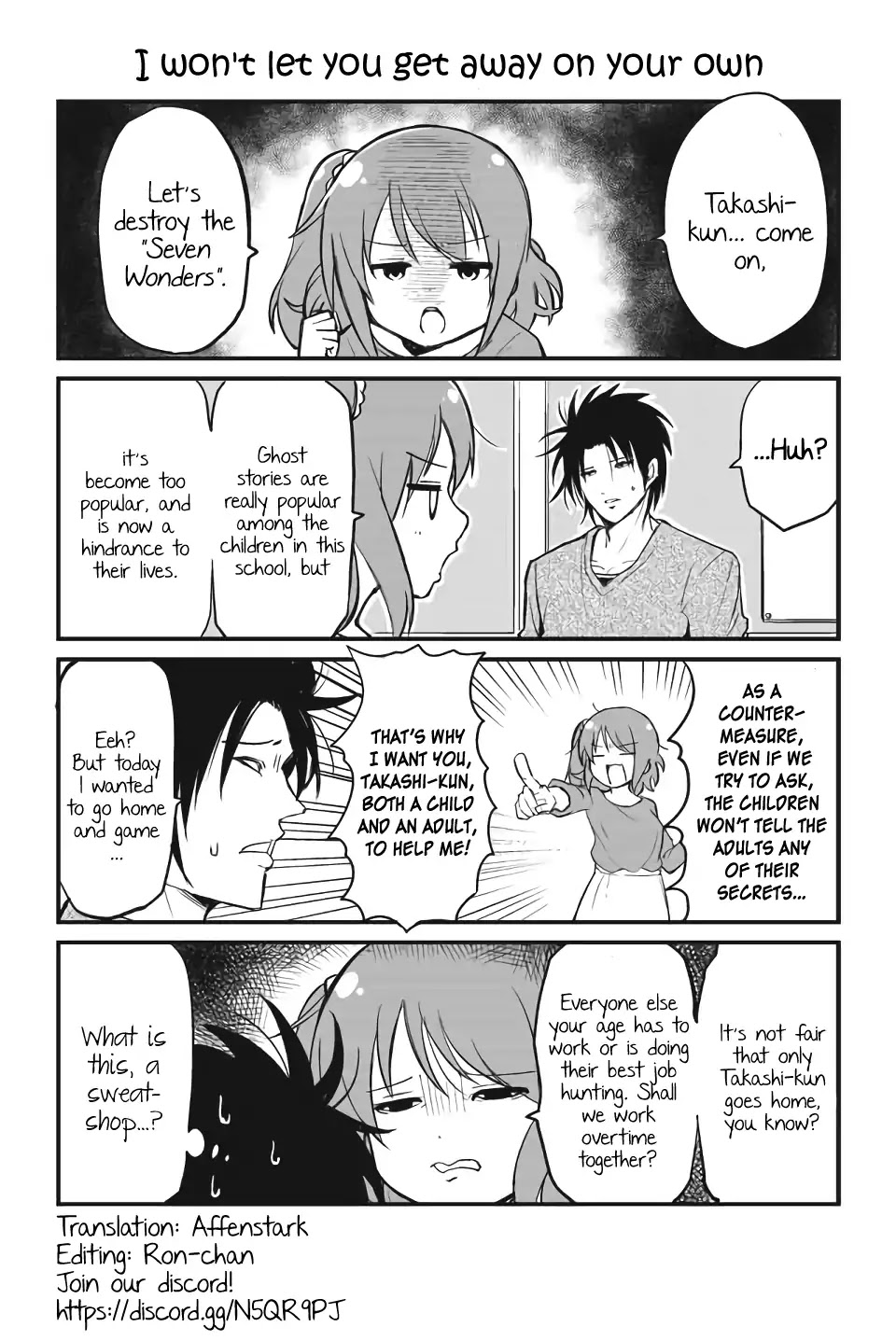 Veteran Shougakusei Takashi Chapter 60 page 1 - Chapter 60: I won't let you get away on your own