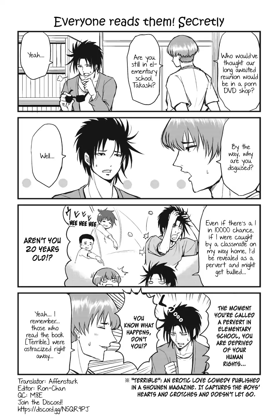 Veteran Shougakusei Takashi Chapter 68 page 1 - Chapter 68: Everyone reads them! Secretly!