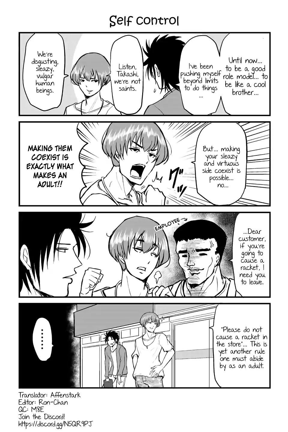 Veteran Shougakusei Takashi Chapter 71 page 1 - Chapter 71: Self Control