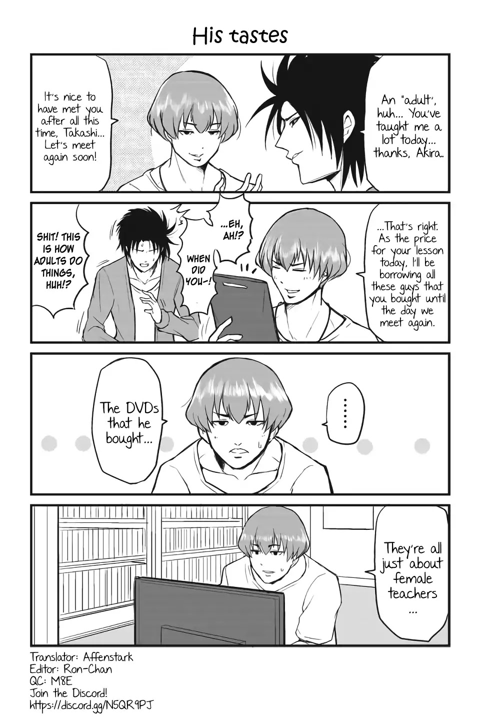 Veteran Shougakusei Takashi Chapter 72 page 1 - Chapter 72: His tastes
