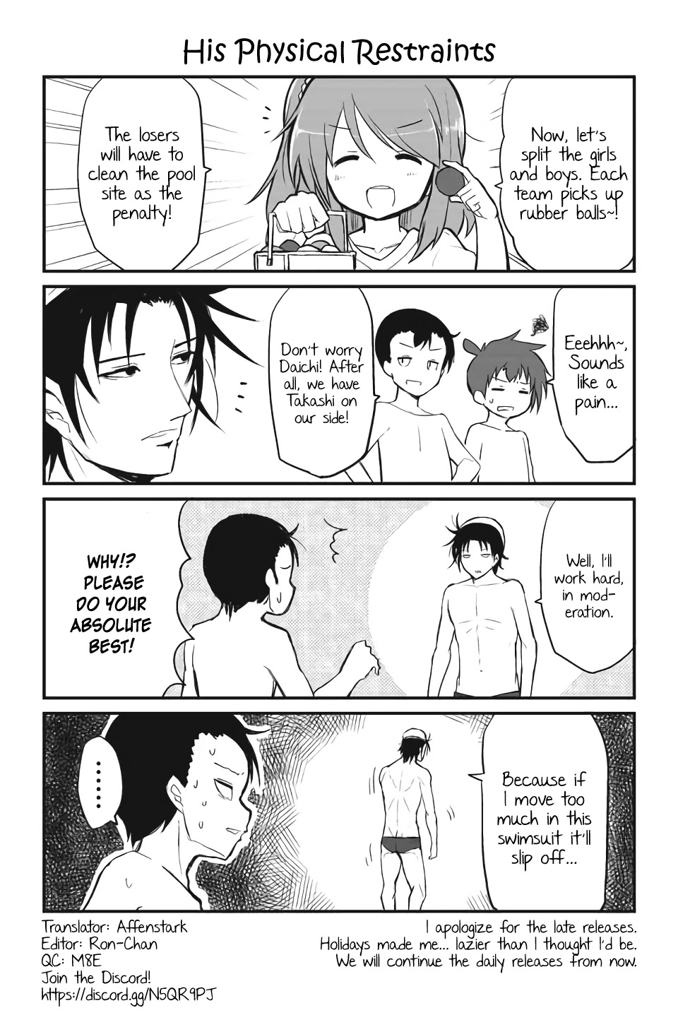 Veteran Shougakusei Takashi Chapter 74 page 1 - Chapter 74: His Physical Restraints