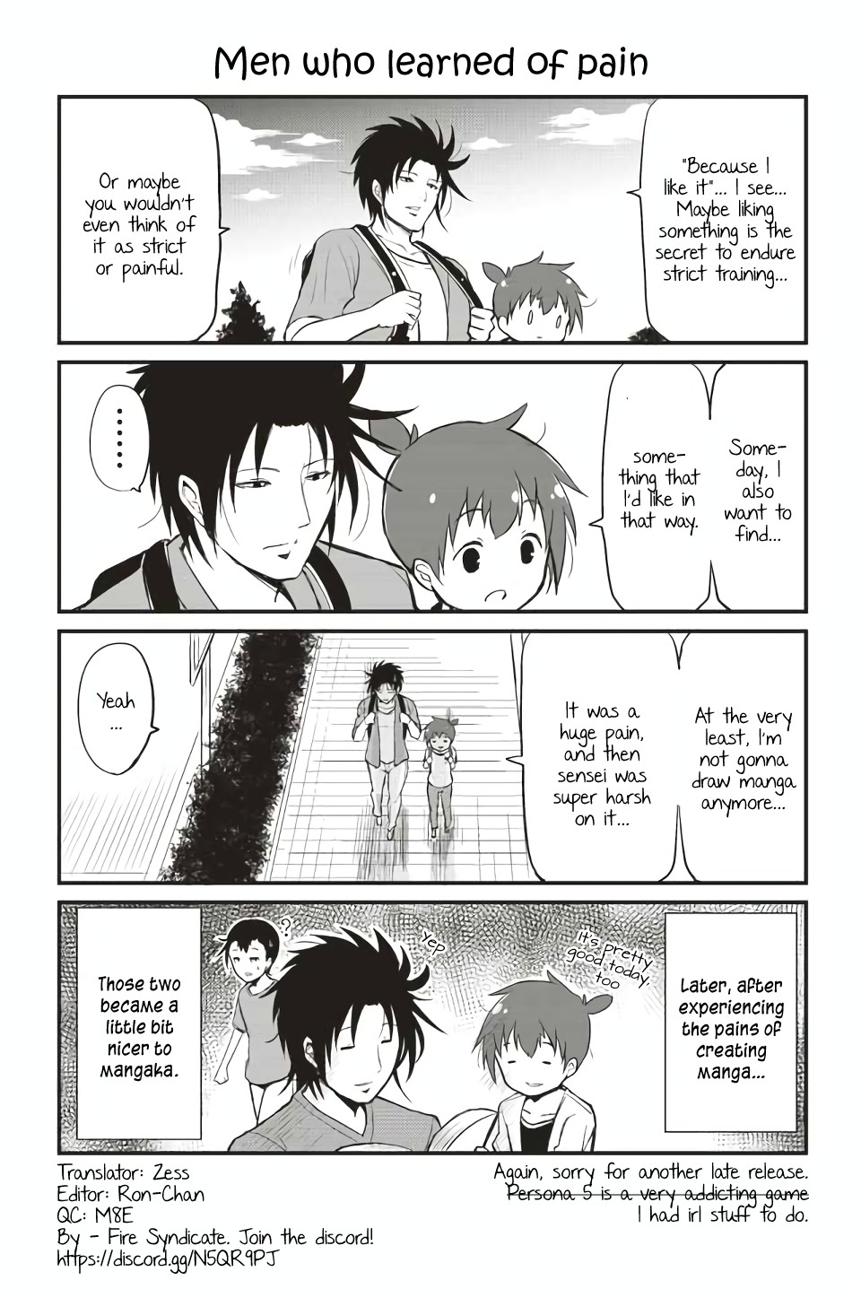 Veteran Shougakusei Takashi Chapter 85 page 1 - Chapter 85: Men Who Learned of Pain