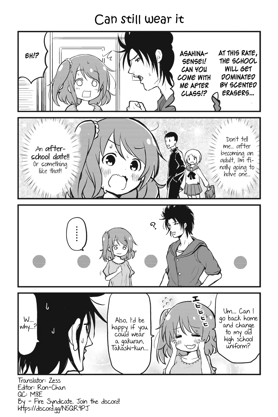 Veteran Shougakusei Takashi Chapter 98 page 1 - Chapter 98: Can still wear it